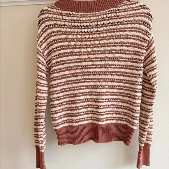 Veronica beard bisa striped cotton sweater - Picture 5 of 5
